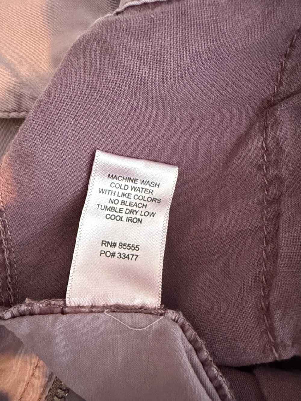 Pistola Mauve One-Piece Jumpsuit with Front Zip - Large - Picture 8 of 8